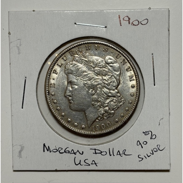 1900 USA MORGAN SILVER 90% DOLLAR