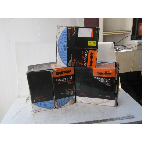 3 BOXES OF CABLE LINE