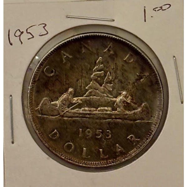 1953 $1 CDN COIN