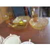Image 2 : AMBER GLASS VINTAGE GLASSWARE