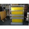 Image 3 : METAL & WOOD SHELF UNIT