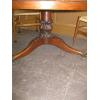 Image 6 : LG. ROUND ANTIQUE SINGLE PEDESTAL FLIP TOP TABLE