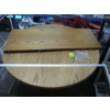 Image 1 : ROUND OAK SINGLE PEDESTAL TABLE W/LG. LEAF