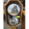 Image 1 : FRAMED TRAIN COLLECTOR PLATES