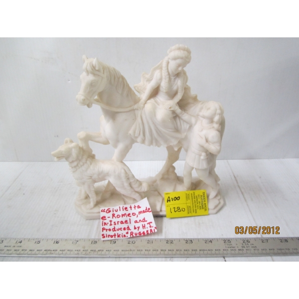 JULIETTA EROMEO MADE IN ISRAEL FIGURINE
