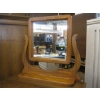 Image 2 : MATCHING OAK 5 DRAWER CHEST OF DRAWERS W/MIRROR