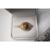 Image 3 : MENS 10KT RING W/STONE, SZ 9.5