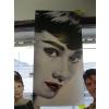Image 1 : HARDBOARD PRINT OF AUDREY HEPBURN