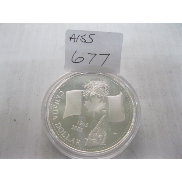 CDN 1965-2005 $1 COIN .999 SILVER, (TAX EXEMPT)