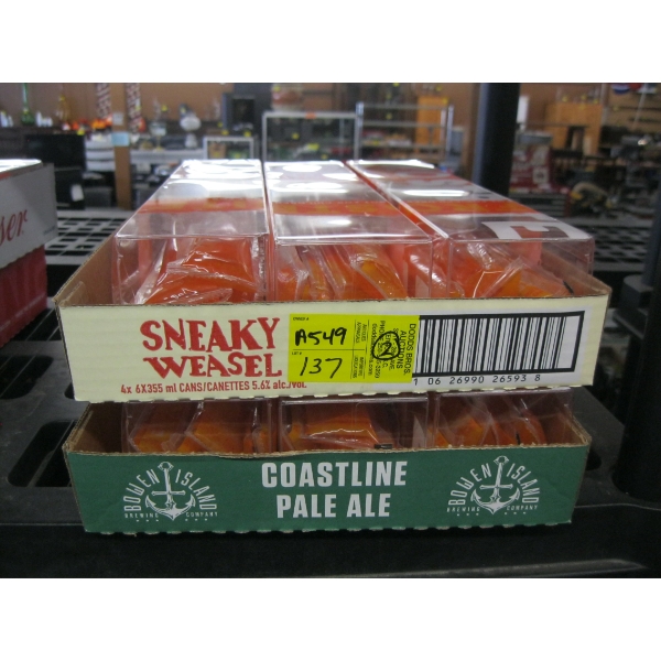 6 BOXES OF FROSTBITE PEACH ALCOHOL ICE POPS