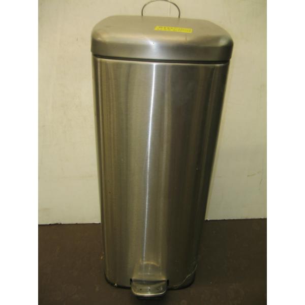 STAINLESS GARBAGE CAN