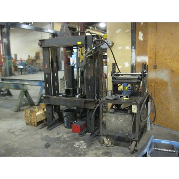 HYDRAULIC POWER UNIT W/HYDRAULIC PRESS