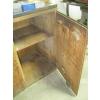 Image 3 : METAL TOPPED 3 DOOR WORK BENCH, APPROX. 5'X30"