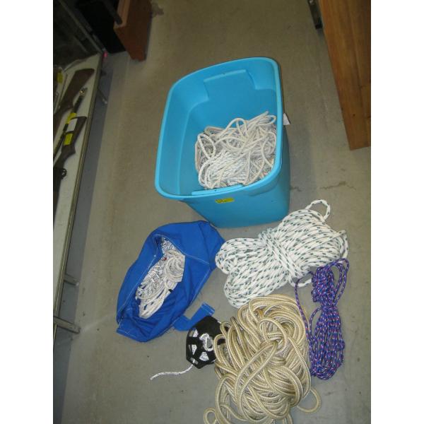 BIN OF ROPE