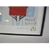 Image 2 : FRAMED NUMBERED PRINT "TRAIN THROUGH TOWN" BY LOUIS