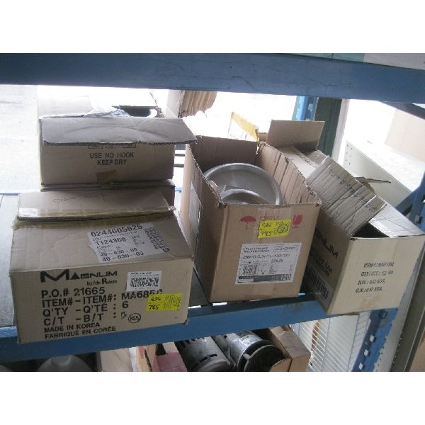 7 BOXES OF STOCKPOT LIDS