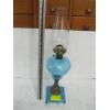Image 1 : BLUE GLASS OIL LAMP