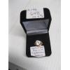 Image 2 : LADIES 10KT RING W/CLEAR STONE, 3G, SZ 4 3/4