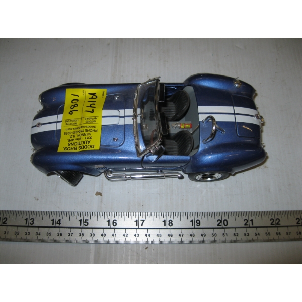 SHELBY COBRA DIECAST CONVERTIBLE CAR