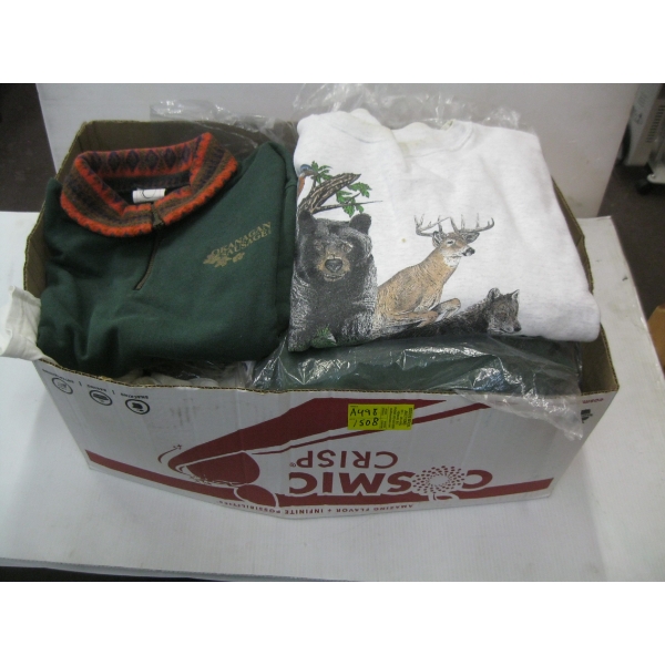 ASST. SWEATSHIRTS, SWEATERS, ETC.