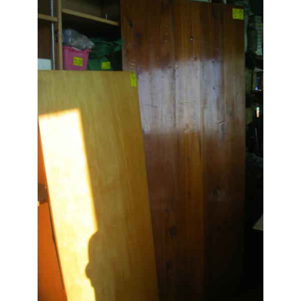 2 WOODEN FOLDING TABLES