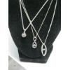 Image 2 : 3 SILVER CHAINS W/PENDANTS