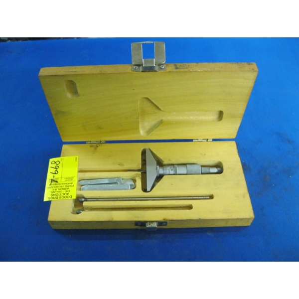 KD TOOLS DEPTH MICROMETER