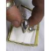 Image 4 : PR OF STERLING .925 SILVER HEART EARRINGS - 7.5G