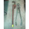 Image 1 : 36" RIGID PIPE WRENCH & PAIR OF BOLT CUTTERS/CRIMPER