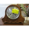 Image 1 : WOOD CASED GERMAN MADE MANTLE CLOCK
