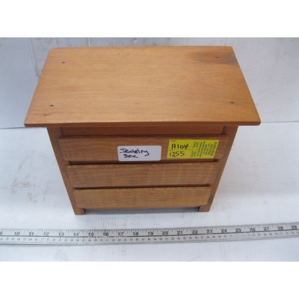 SM. 3 DRAWER JEWELLERY BOX