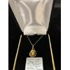 Image 2 : LADIES 10KT 16” CHAIN W/14KT PENDANT W/NUGGET - 4G