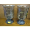 Image 1 : METAL BASED GLASS DECORATIVE CANDLEHOLDERS