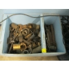 Image 2 : BIN OF MISC. BRASS PIECES, ETC.