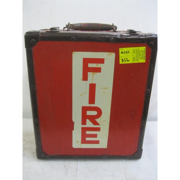 VINTAGE FIRE BOX W/GAS MASK