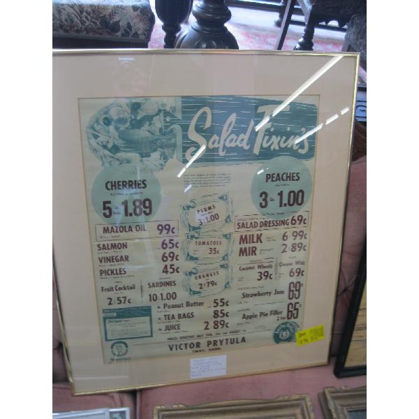 TWAY, SASK. WESTFAIR GROCERIES 1970 FLYER
