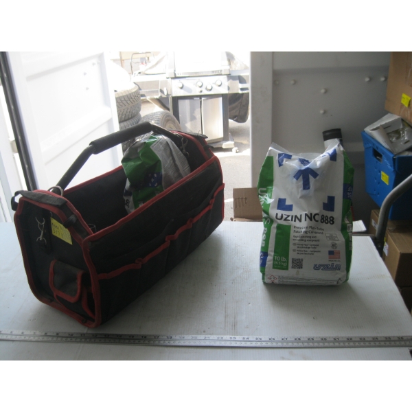 TOOL BAG W/2 BAGS OF PREMIUM PATCH COMPOUND