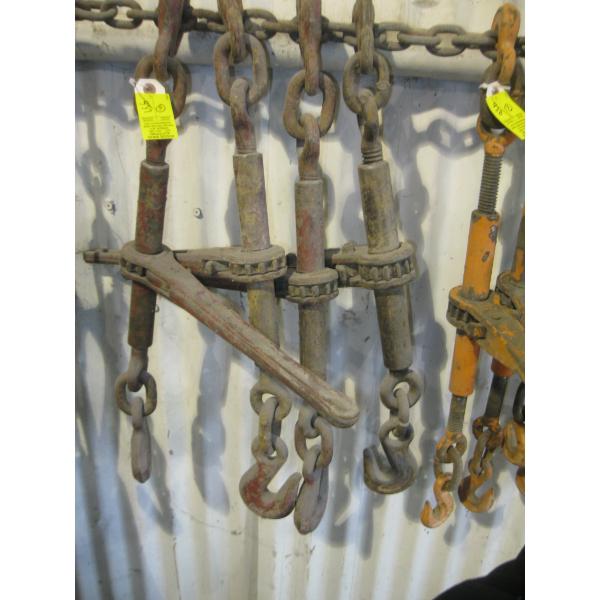 4 RATCHETING CHAIN BOOMERS