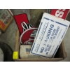 Image 1 : WOODEN CRATE W/ASST. SIGNS - IMPERIAL, GATES, ETC.