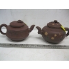 Image 2 : 2 YIXING ZISHA CLAY TEAPOT - HANDMADE