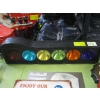 Image 1 : MULTI COLORED LIGHT BAR - RED LIGHT NEEDS BULB