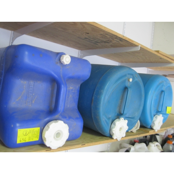 3 WATER CONTAINERS