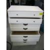 Image 2 : WHITE 5 DRAWER DRESSER