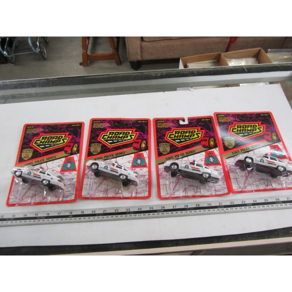 4 RCMP DIECAST CARS
