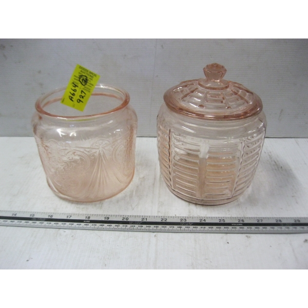2 PINK DEPRESSION CANNISTERS