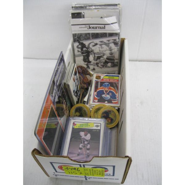 ASST. WAYNE GRETZKY ITEMS: CARDS, ETC.