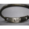 Image 3 : STERLING SILVER W/MOTHER OF PEARL BRACELET, STAMPED .925, 12.3G