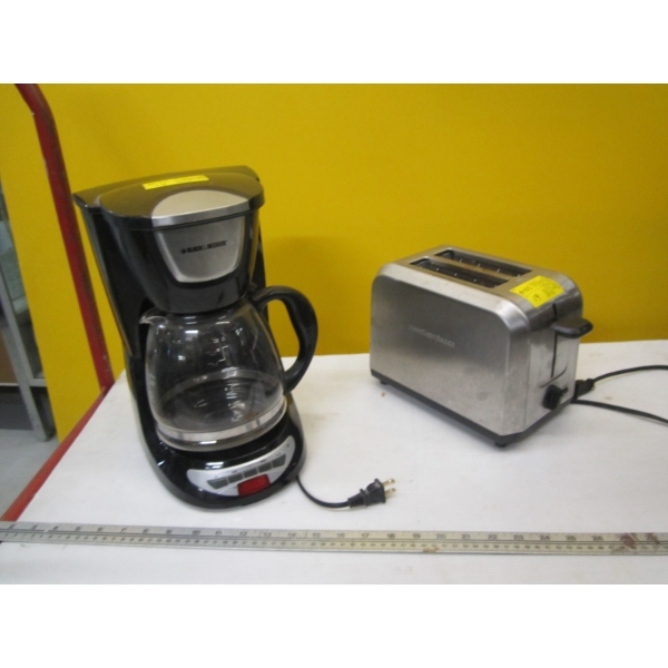 COFFEEMAKER & A TOASTER