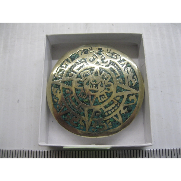 MEXICAN PIN W/TURQUOISE STONE