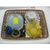 Image 1 : ASST. GLASS PLATES ART VARGAS SIGNED IN BASKET